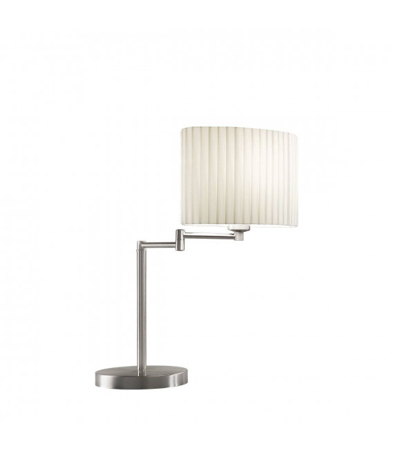 Lampada da tavolo HILTON SAND nichel 1 lampadina