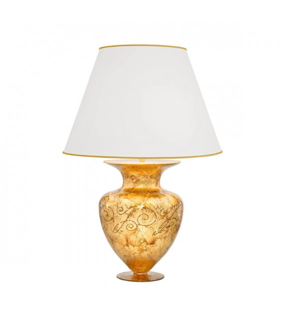 Lampe de table design ANFORA Or 24 Carats 1 ampoule