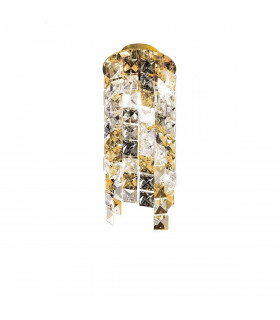 Diseño spot PRISMA 24 quilates Oro 1 bombilla