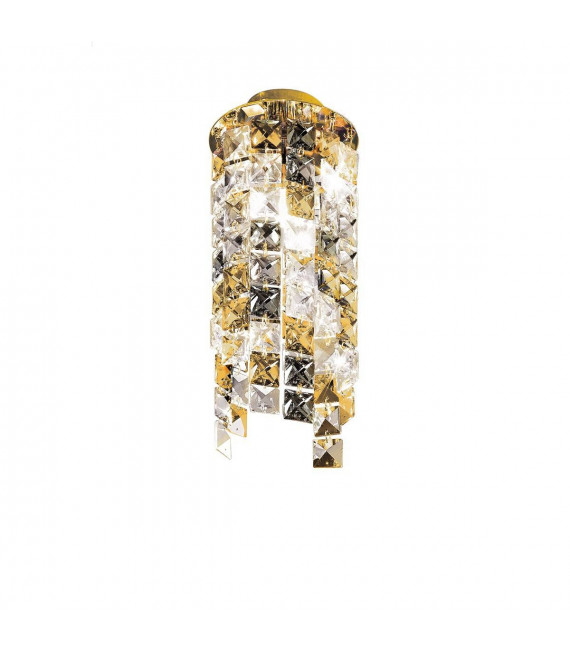 Diseño spot PRISMA 24 quilates Oro 1 bombilla