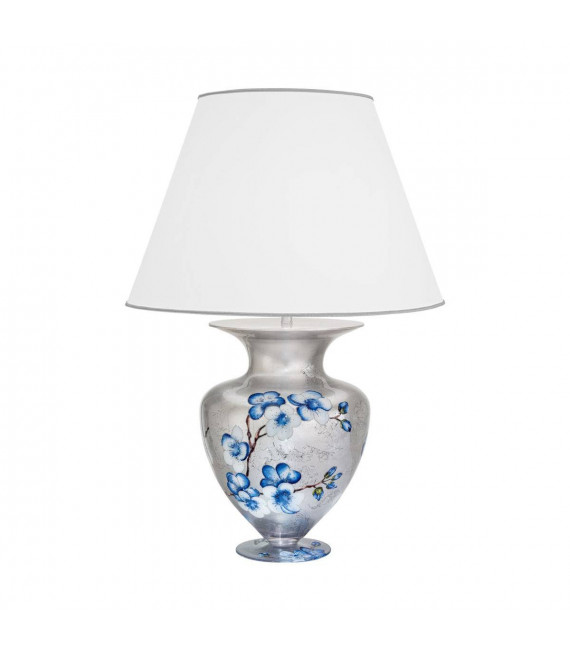 ANFORA Design Tischleuchte Chrom 1 Glühbirne