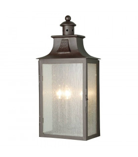 Lampada da parete azzurro, antracite, con rilevatore