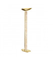 Lampadaire design DELPHI Or 24 Carats 4 ampoules