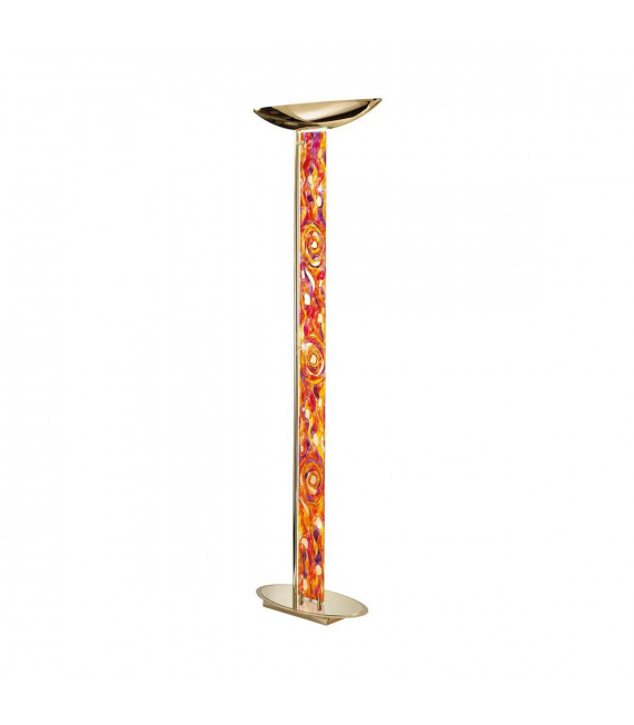 Lampadaire design DELPHI Or 24 Carats 4 ampoules