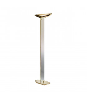 Design Stehleuchte DELPHI Gold 24 Karat 4 Glühbirnen