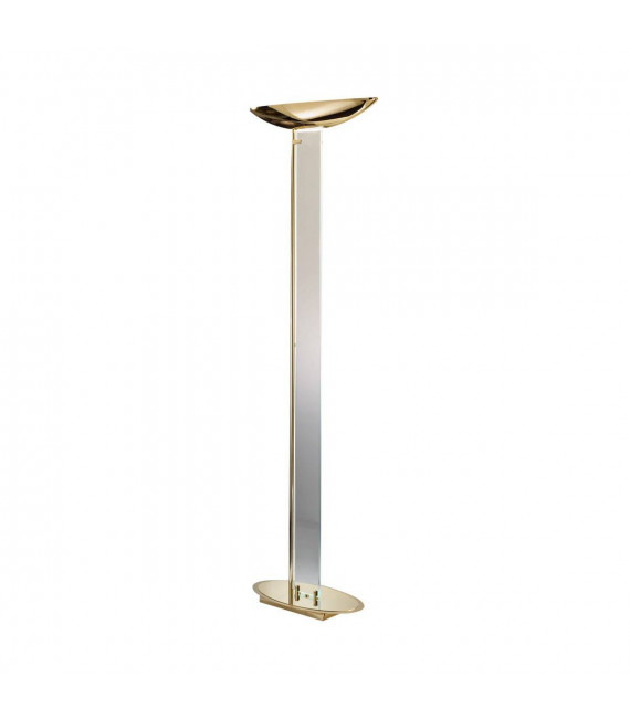 Design Stehleuchte DELPHI Gold 24 Karat 4 Glühbirnen