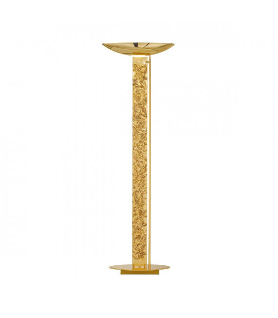 Design Stehleuchte DELPHI Gold 24 Karat 4 Glühbirnen