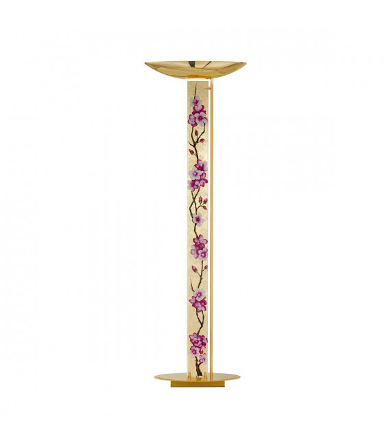 Lampadaire design DELPHI Or 24 Carats 4 ampoules
