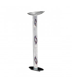 Design Stehleuchte DELPHI Chrom 4 Lampen