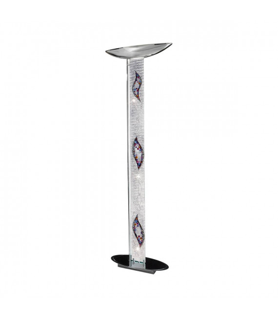 Design Stehleuchte DELPHI Chrom 4 Lampen