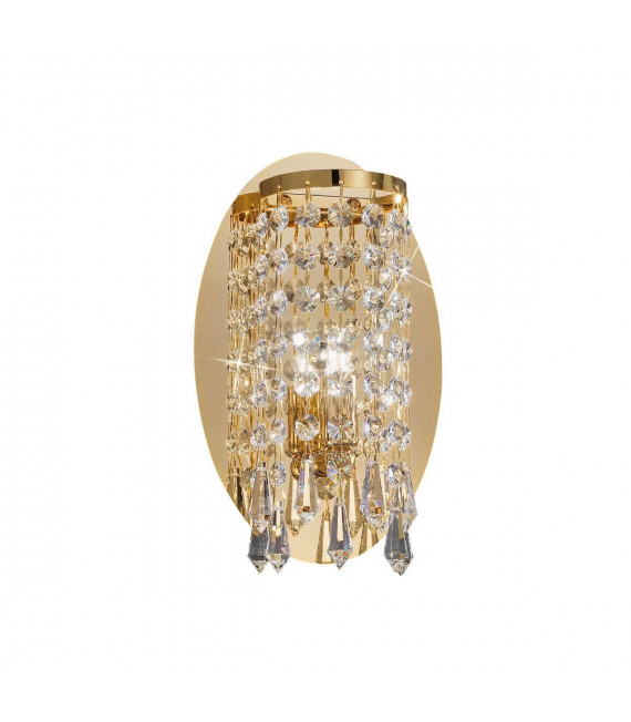 Aplique de diseño CHARLESTON 24 quilates Oro 1 bombilla
