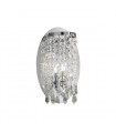 Applique murale design CHARLESTON chrome 1 ampoule