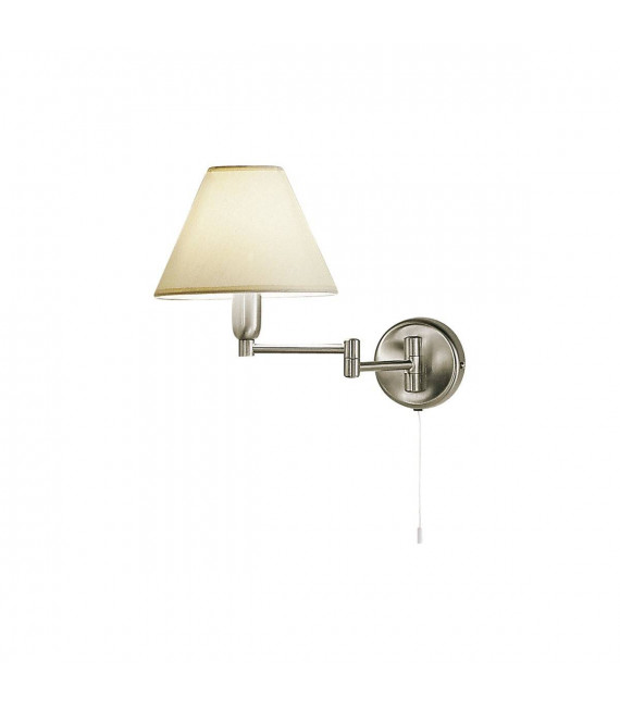 Lampada da parete HILTON nichel 1 lampadina