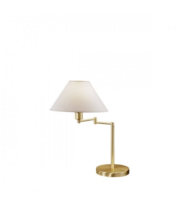 Lampada da tavolo in ottone HILTON 1 lampadina