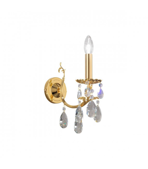 Applique classica VICTORIA 2 24 carati oro 1 lampadina