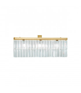 Design Wandleuchte PRISMA 24 Carat Gold 3 Glühbirnen