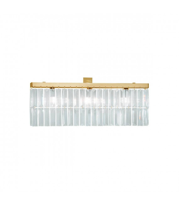 Design Wandleuchte PRISMA 24 Carat Gold 3 Glühbirnen