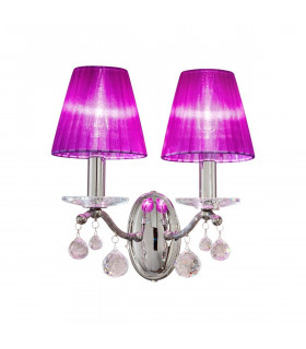 Applique classica CARMEN 2 cromate 2 lampadine