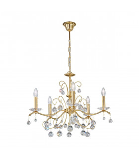 Candelabro clásico CARMEN 2 Oro 24 Quilates 5 bombillas