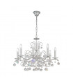 Chandelier classique CARMEN 2 chrome 8 ampoules