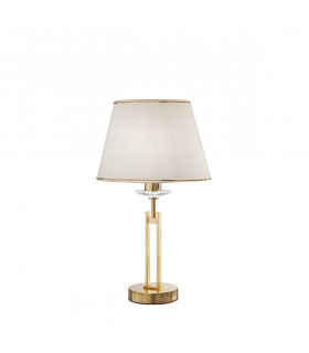 Lampada da tavolo classica IMPERIAL in ottone inglese 1 lampadina