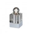 Lampe de table design RIVIERA blanc 1 ampoule
