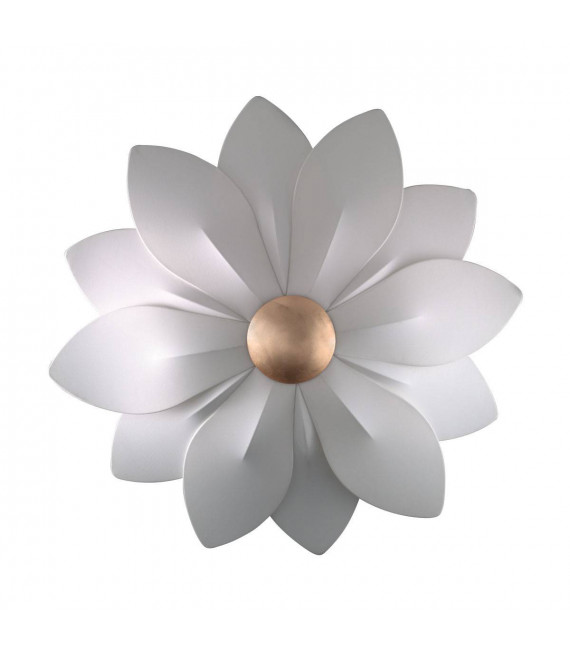 Aplique de diseño FIORE pan de oro 6 bombillas