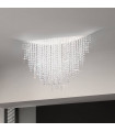 Plafonnier design FONTE DI LUCE blanc mat 3 ampoules