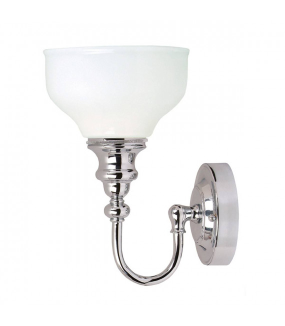 Applique Carroll4, chrome et verre