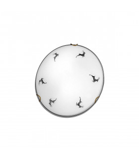 Plafoniera accogliente stile MOON ottone antico 1 lampadina