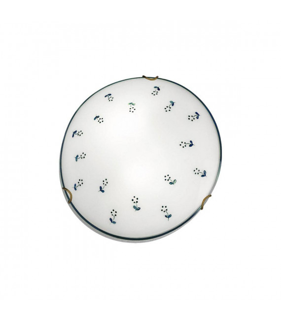 Lampada da soffitto MOON in ottone antico 1 lampadina