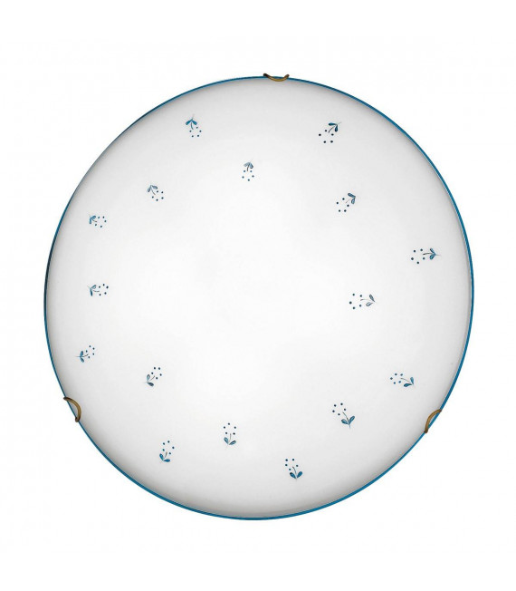 Plafoniera accogliente stile MOON ottone antico 1 lampadina