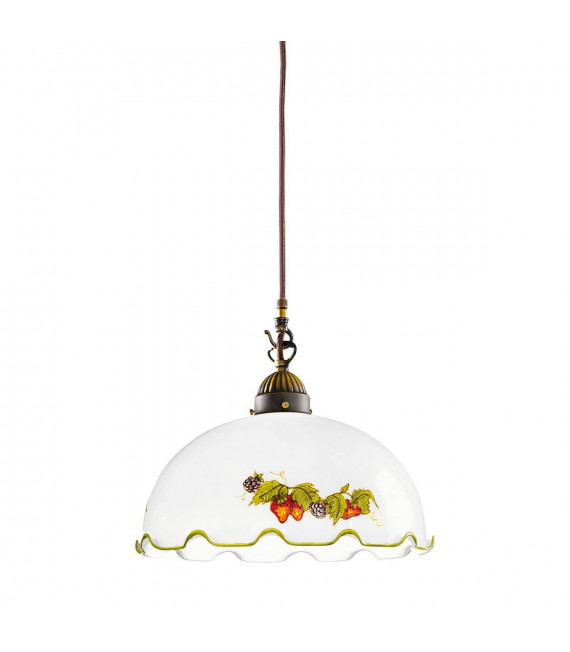 Suspension style cosy NONNA laiton antique 1 ampoule