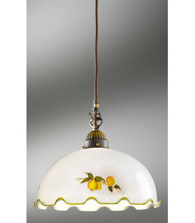Suspension style cosy NONNA laiton antique 1 ampoule