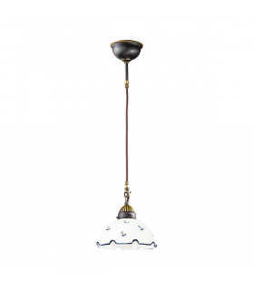 Suspension style cosy NONNA laiton antique 1 ampoule