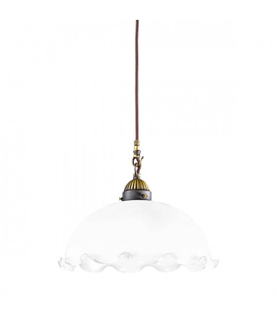 Suspension style cosy NONNA laiton antique 1 ampoule
