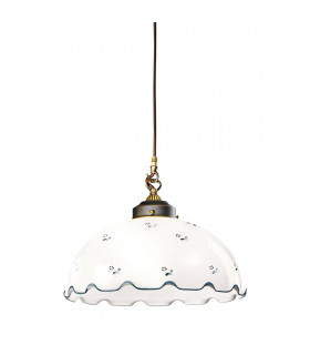 Suspension style cosy NONNA laiton antique 1 ampoule