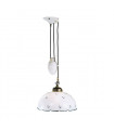 Suspension style cosy NONNA laiton antique 1 ampoule