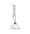 Suspension style cosy NONNA laiton antique 1 ampoule