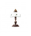 Lampe de table style cosy NONNA laiton antique 1 ampoule