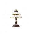 Lampe de table style cosy NONNA laiton antique 1 ampoule