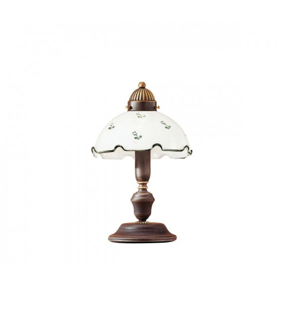 Lampe de table style cosy NONNA laiton antique 1 ampoule