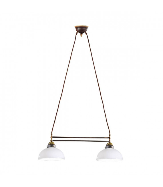 Candlestick-Stil gemütliche NONNA Antik Messing 2 Glühbirnen