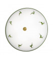 Plafonnier style cosy NONNA laiton antique 4 ampoules