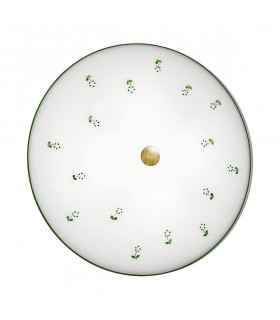 Plafonnier style cosy NONNA laiton antique 4 ampoules