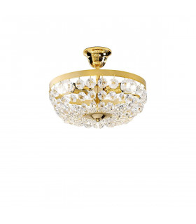 Klassische Deckenleuchte VALERIE 24 Carat Gold 3 Lampen