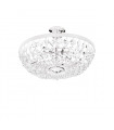 Plafonnier classique VALERIE chrome 6 ampoules