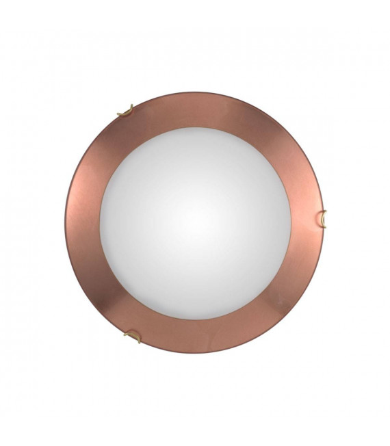 Lampada da soffitto MOON in ottone antico 2 lampadine