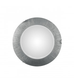 MOON Plafón plata 2 bombillas