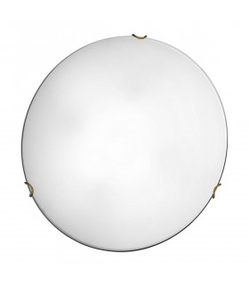 Lampada da soffitto MOON in ottone antico a 4 lampadine